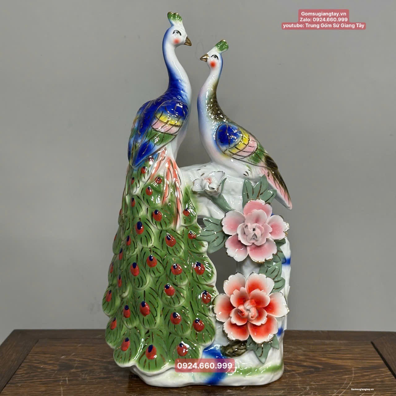 Tượng thiên nga gốm sứ deco