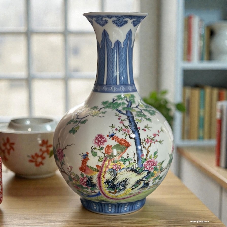 Bình tỏi bách điểu cao 42