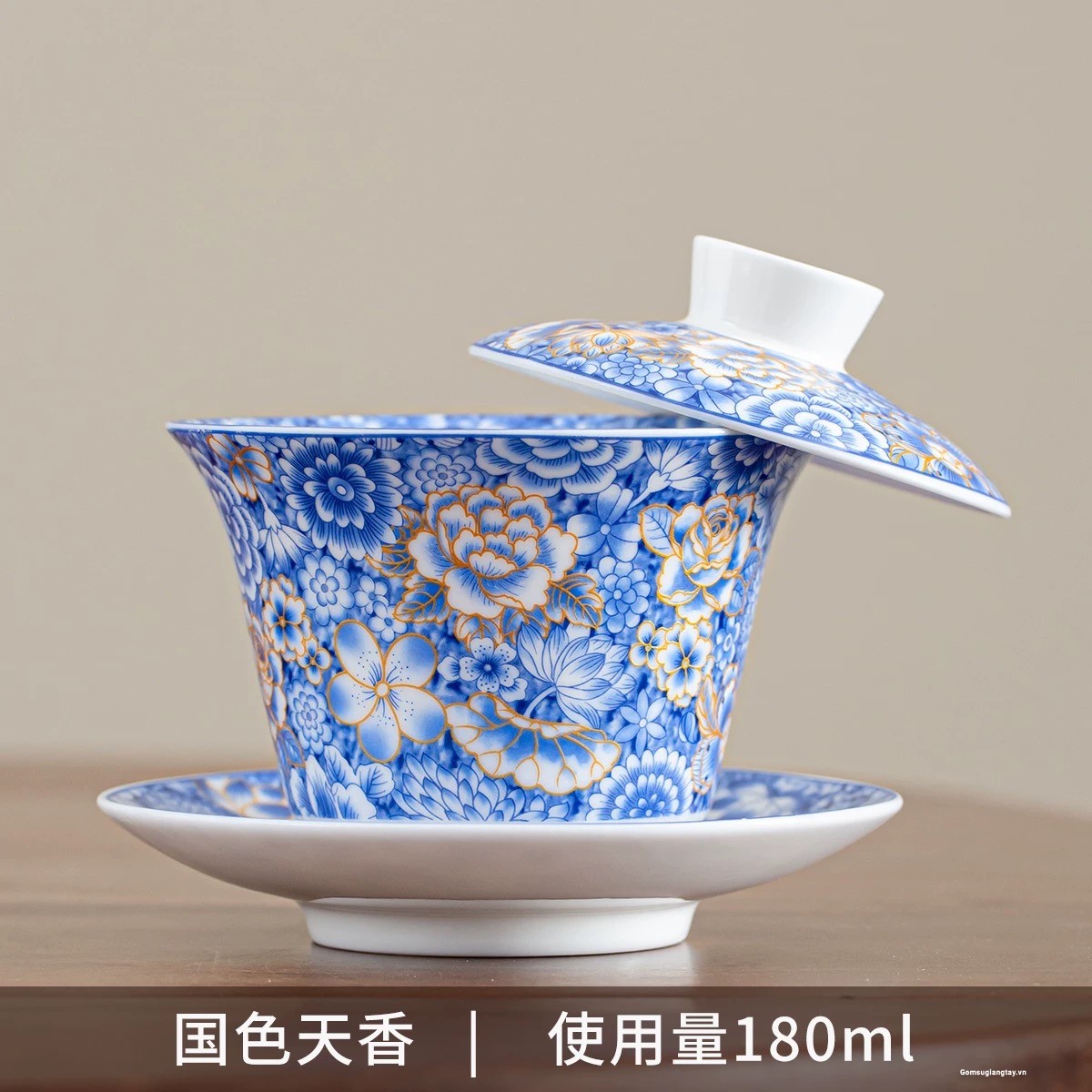 Chén khải hoa cúc