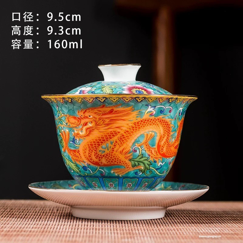 Chén khải xanh