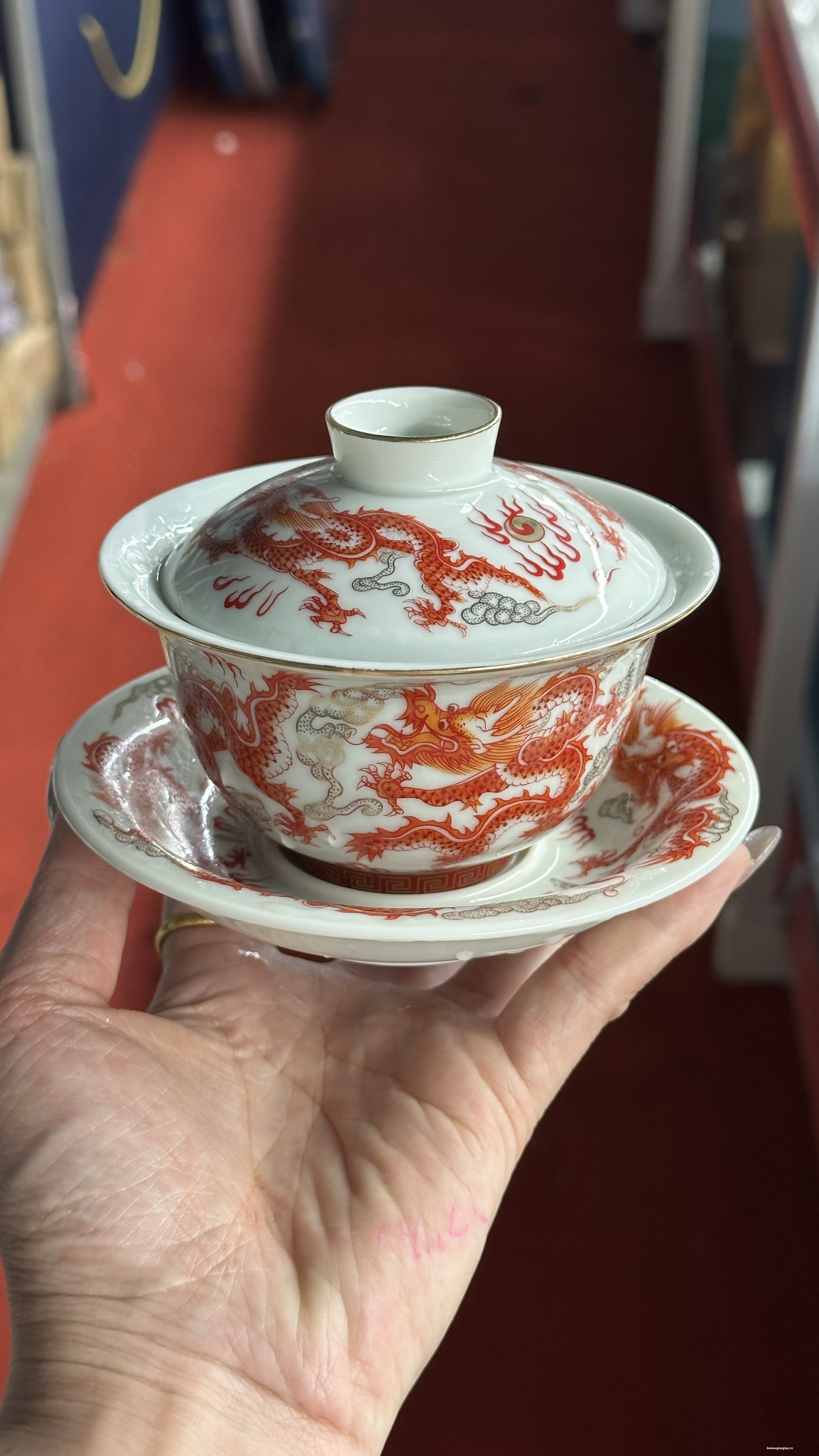 Chén khải rồng