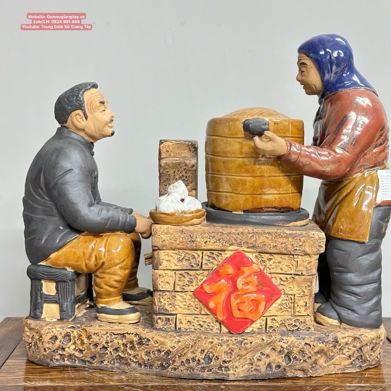 Tượng Ông Bà No Đủ 2