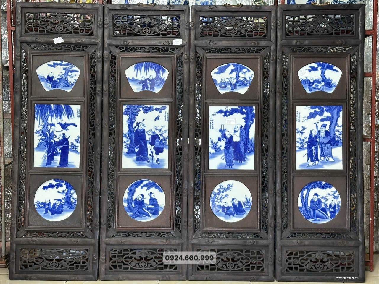 Tranh vẽ tay 3 khoang
