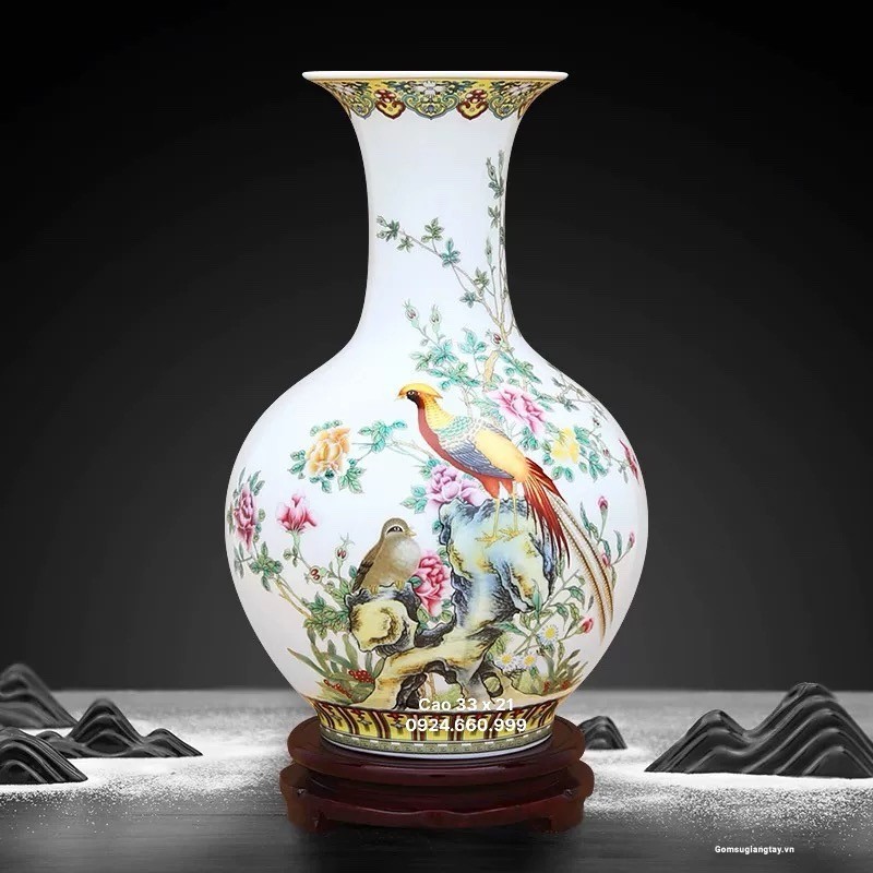 Bình củ tỏi cao 33