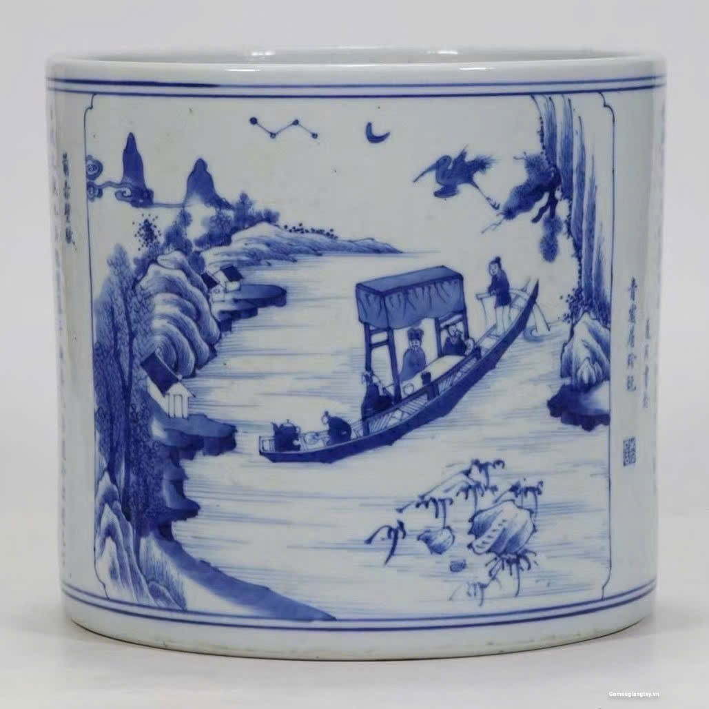 Ống bút - tranh