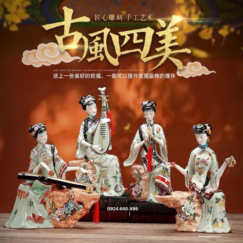 Tứ đại mỹ nhân cao 36 cm