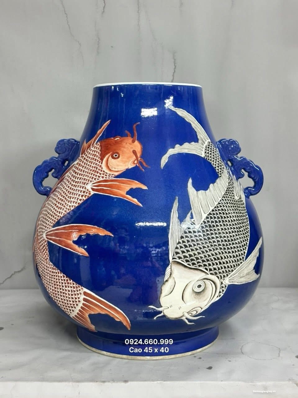 Bình giỏ dâu già đồ