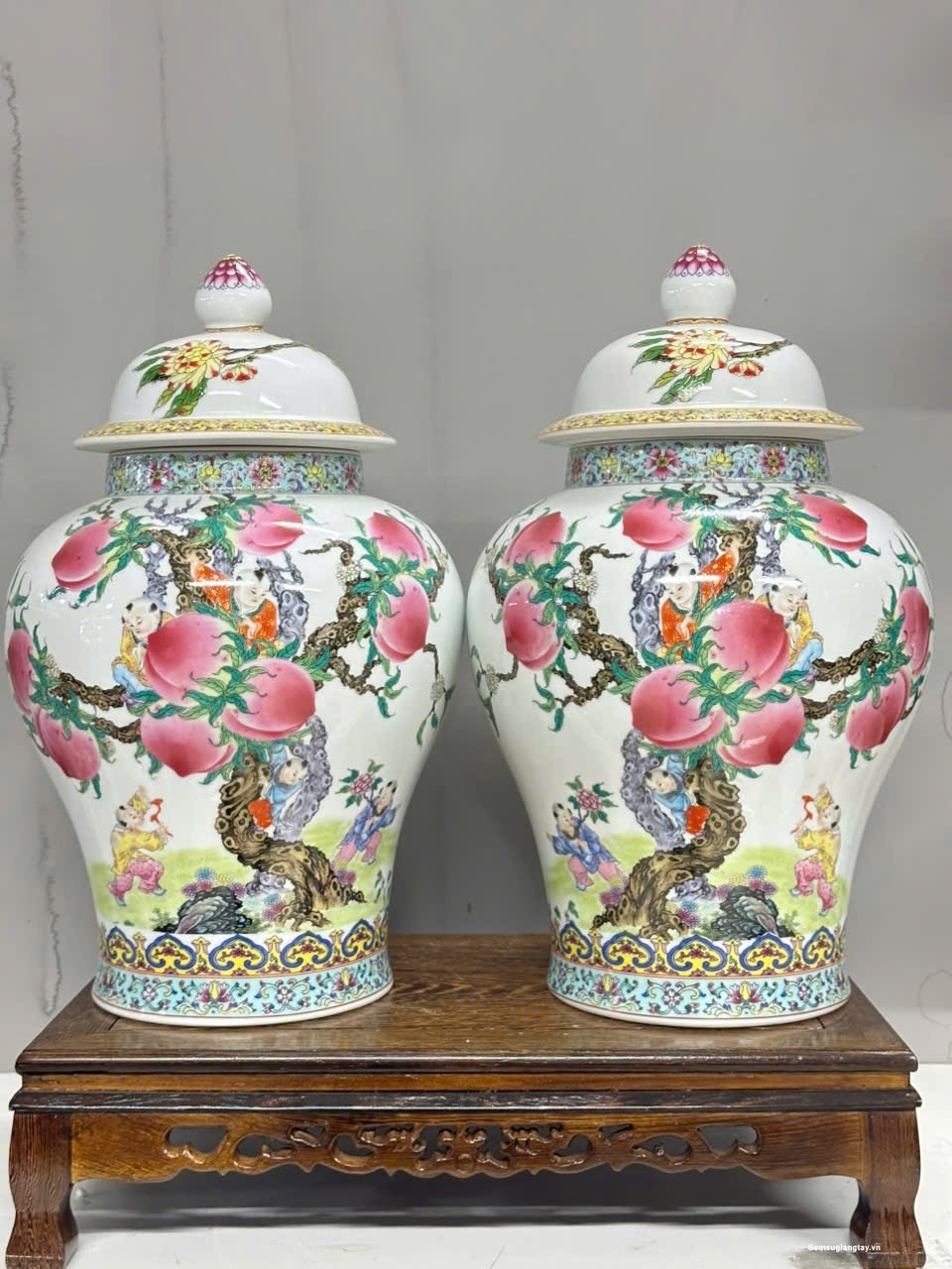 Đôi choé vẽ tay cao 47