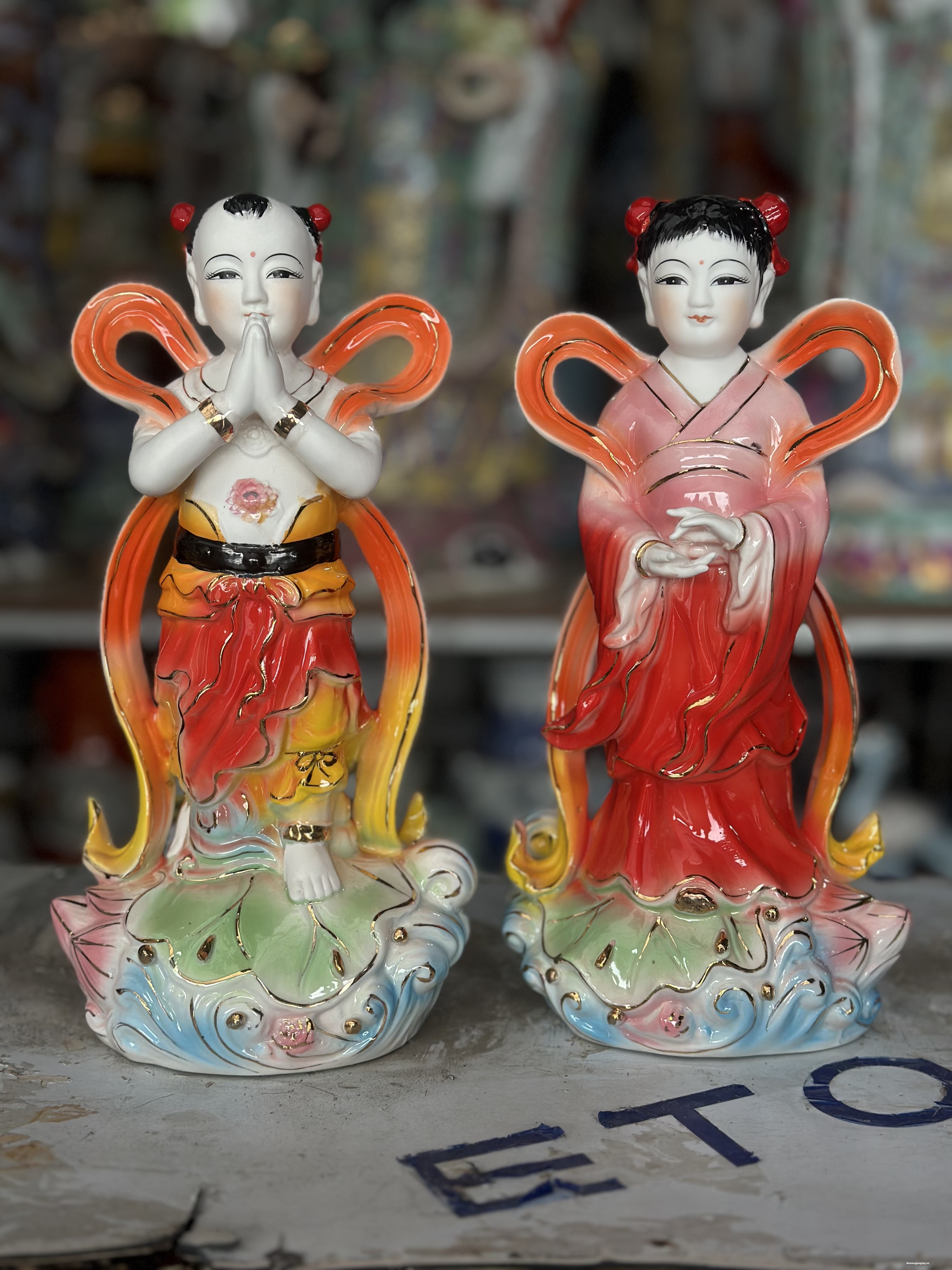 Tượng Kim Đồng Ngọc Nữ