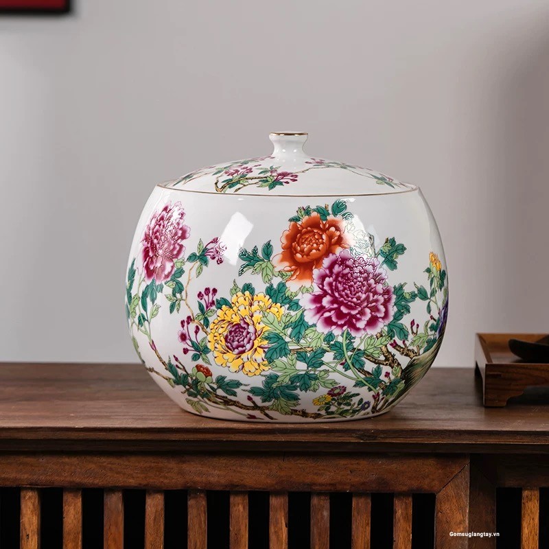Choé liễn đựng trà